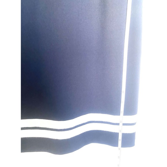 Talbots Dress Size 10P Navy Blue Professional Navel Midi 3/4 Sleeve Quiet Luxury - Picture 5 of 7